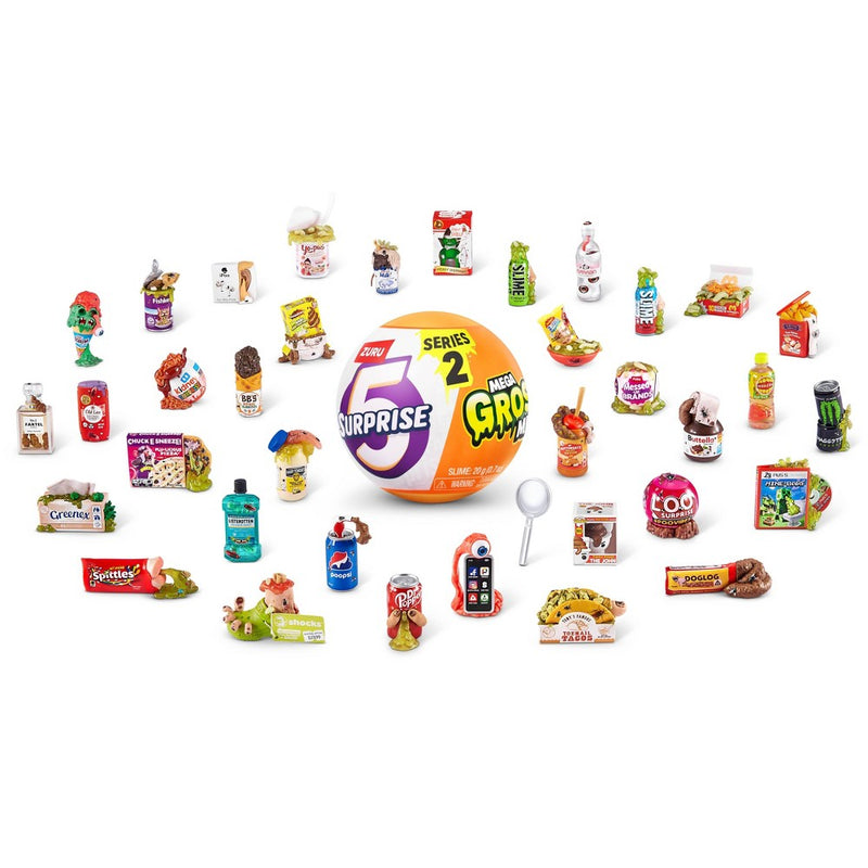 LOT OF 12!!!!! 5 Surprise Mega Gross Series 2 Mini Figure Set