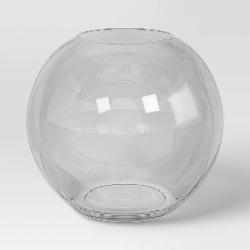Glass Round Vase Clear - Room Essentials