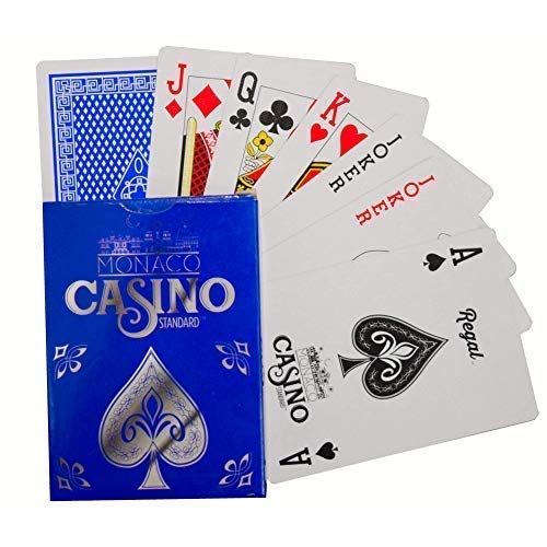 Regal Games Casino Standard Poker Size Playing Cards (Blue)