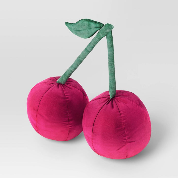 Cherries Throw Pillow Berry - Room Essentials