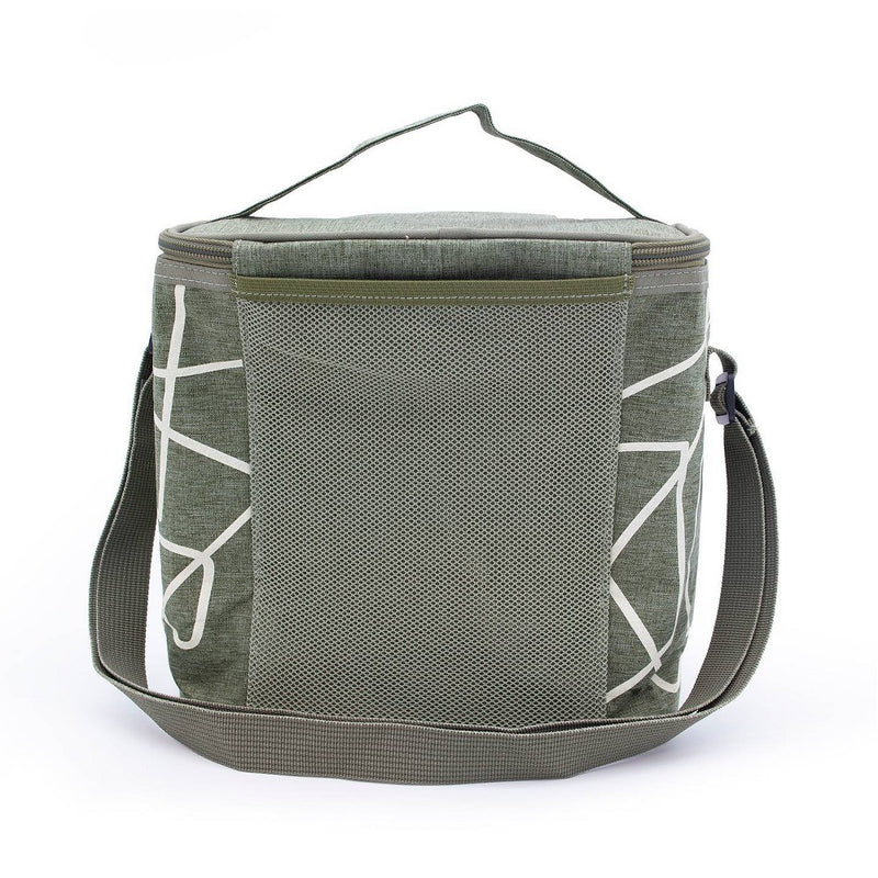 Nourish by SoYoung Lunch Bag - Sage Abstract Lines