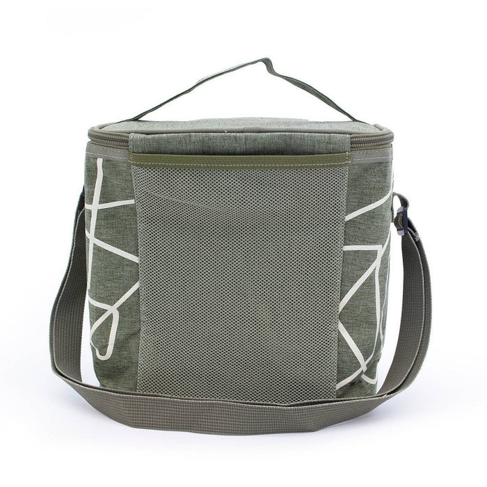 Nourish by SoYoung Lunch Bag - Sage Abstract Lines