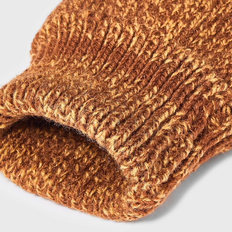 Men's Convertible Flip Top Mittens - Goodfellow & Co Gold One Size Fits Most
