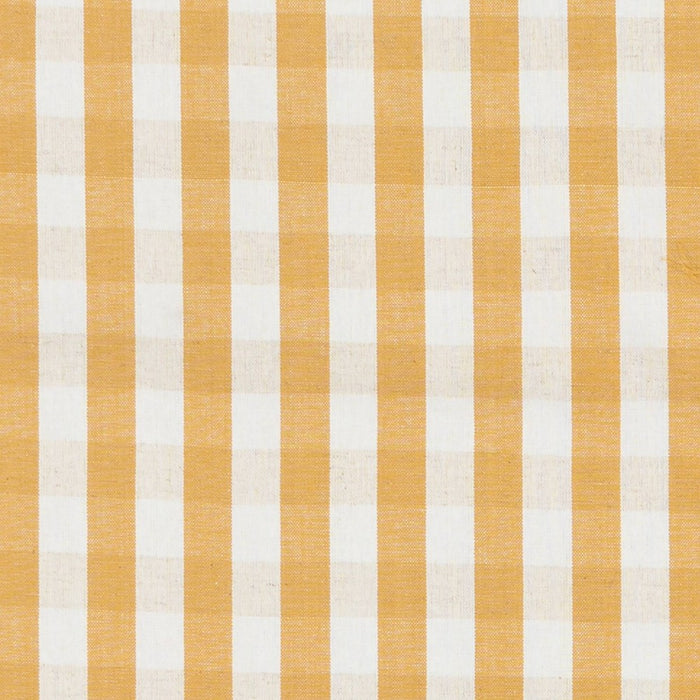 72" x 14" Cotton Gingham Check Table Runner Yellow - Threshold