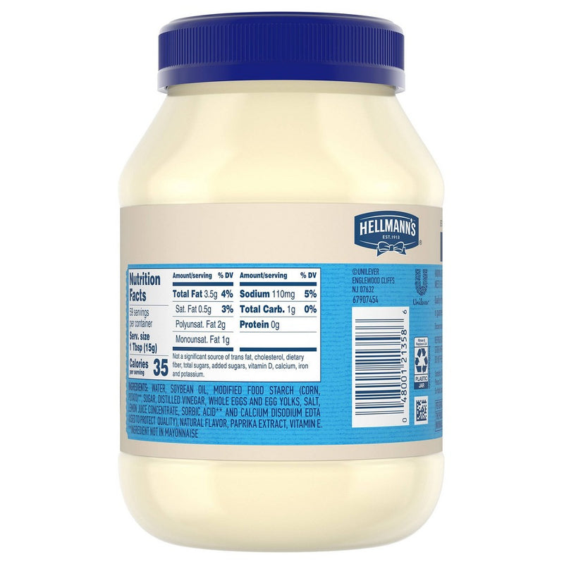 Hellmann's Mayonnaise Light - 30oz