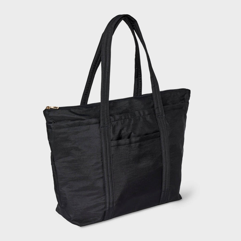 Essential Zip Tote Handbag - Universal Thread Black