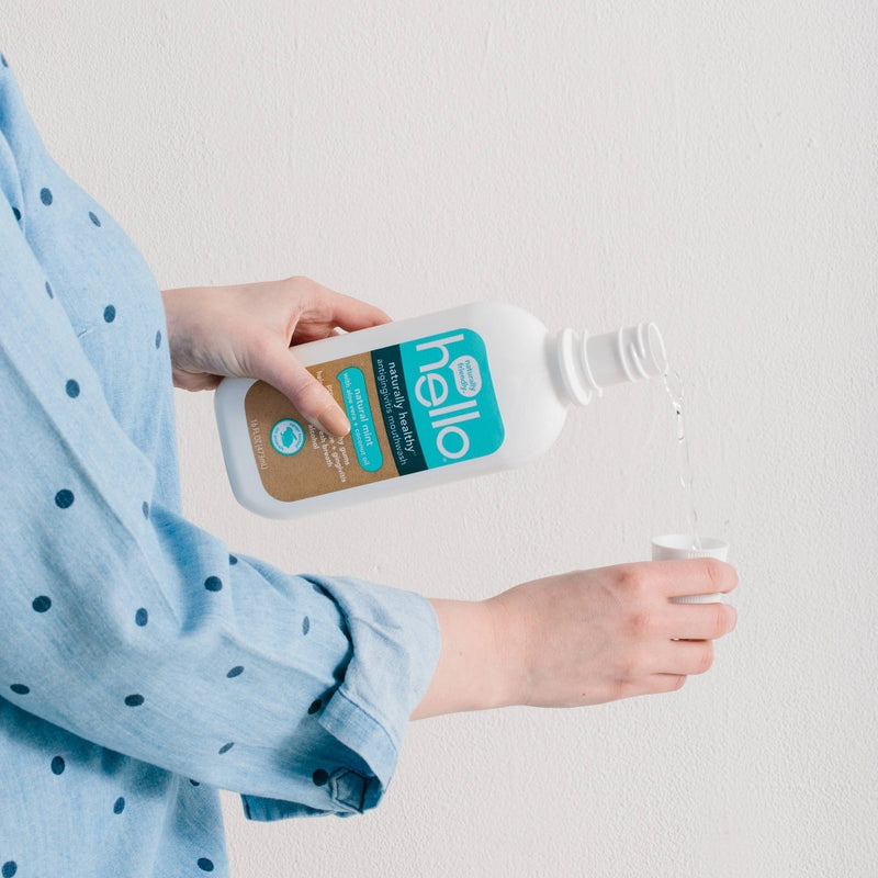 hello Peace Out Plaque Alcohol-Free and Vegan Mouthwash- 16 fl oz