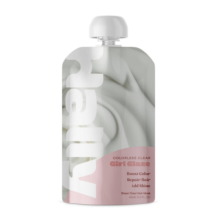 Hally Girl Glaze Colorless Clear Sheer Hair Mask Pouch - 1.5 fl oz