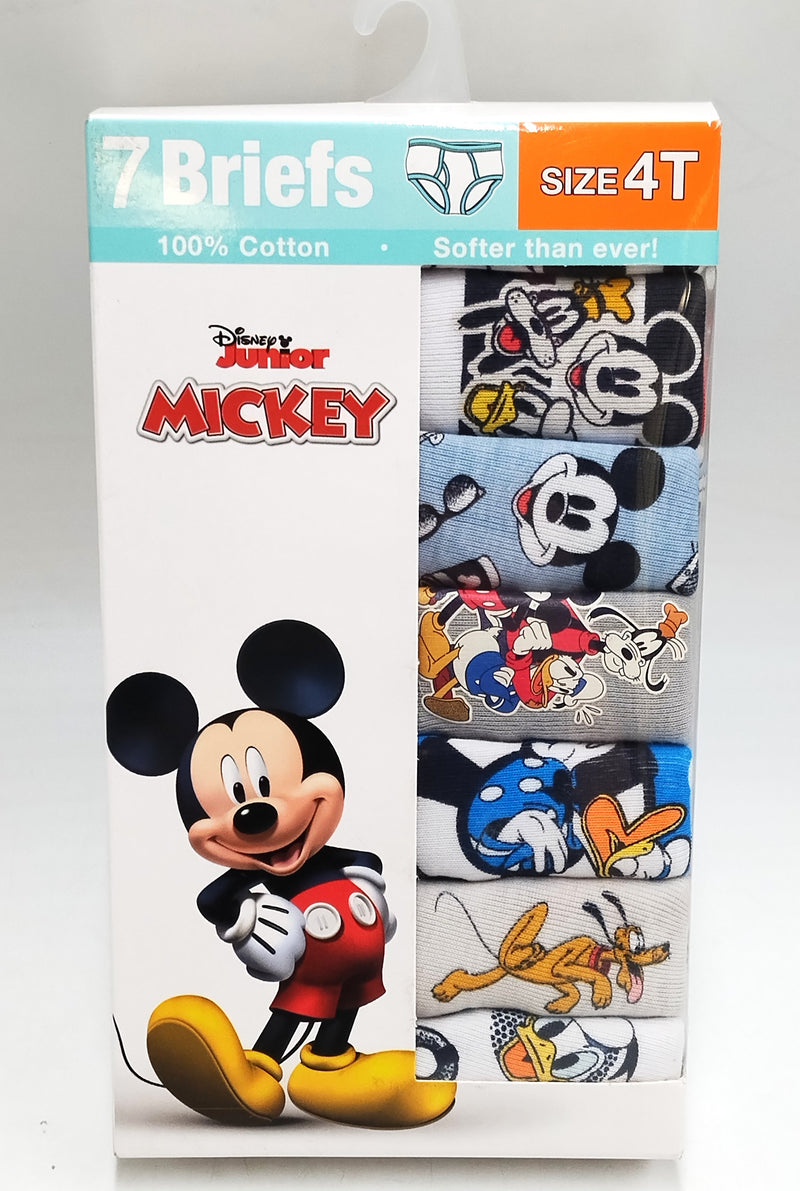 Toddler Boys' Mickey Mouse 7pk Briefs - 4T