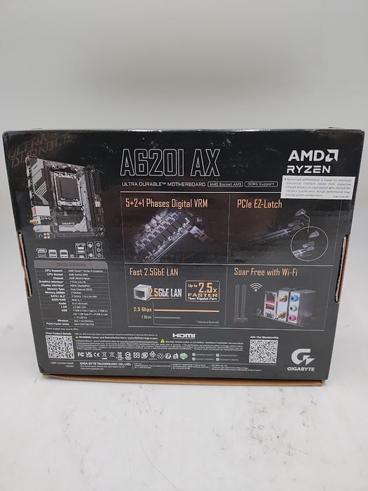 GIGABYTE A620I AX Motherboard- SEE DETAILS