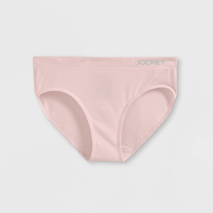 Jockey Generation Girls' 3pk Seamfree Bikini - White/Navy Blue/Pink S