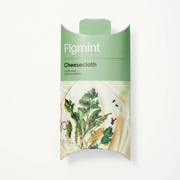 36"x36" Cotton Cheesecloth (washed) Off-White 9 sq ft - Figmint: Multipurpose Strainer & Food Wrap