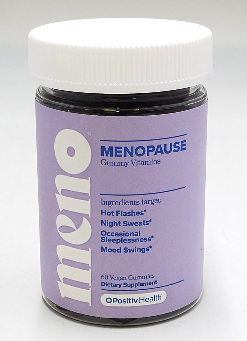 O Positiv MENO Menopause Gummy Vitamins w/ Black Cohosh & Ashwagandha 10/26
