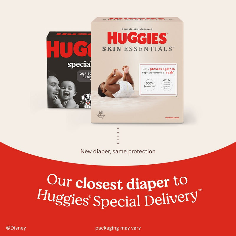 Huggies Skin Essentials Diapers - Size 1 - 96ct