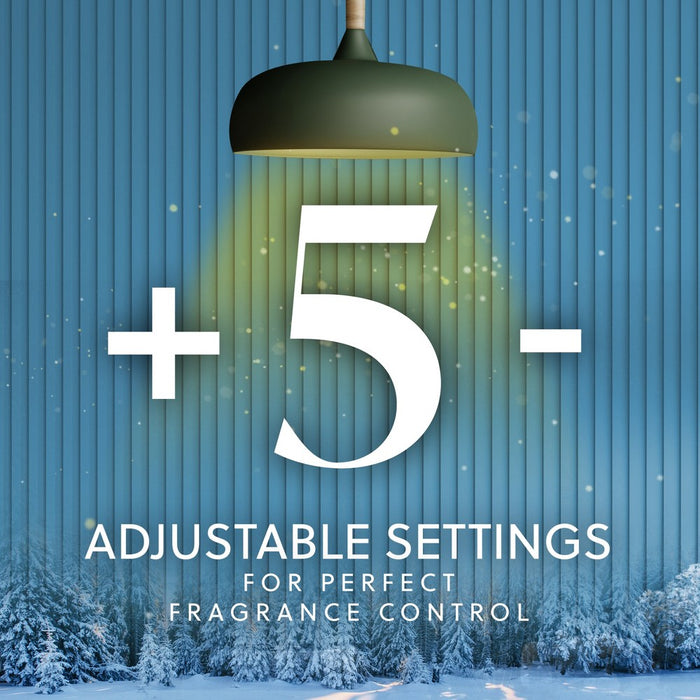 Air Wick Vibrant Scented Oil Air Freshener Refills - Glistening Snow & Frosted Mint - 3.38 fl oz/5pk