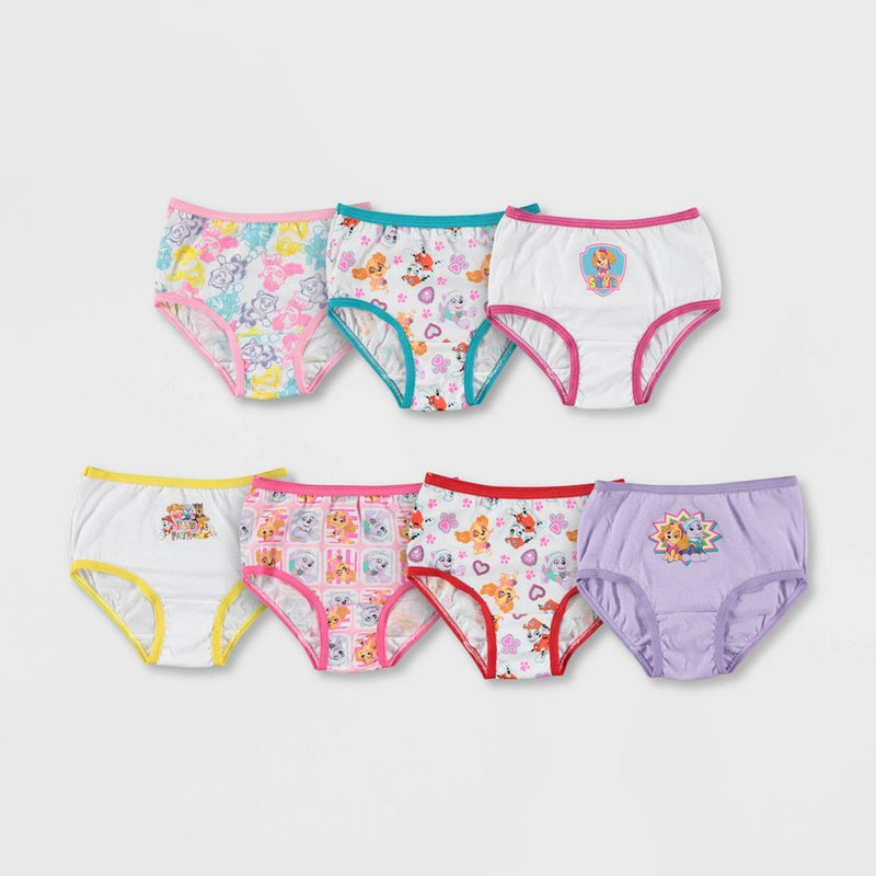 Toddler Girls' PAW Patrol 7pk Bikini Briefs - Multi 2T