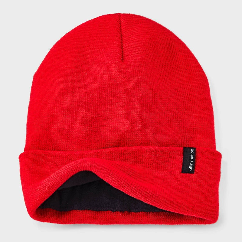 Women's Fleece Beanie - All In Motion Red