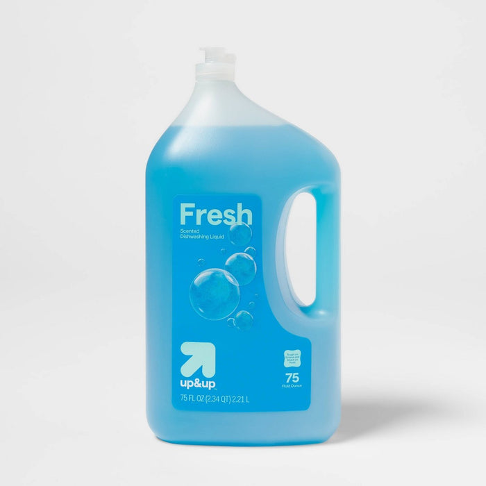 Liquid Dishwashing Soap - Fresh - 75 fl oz - up&up