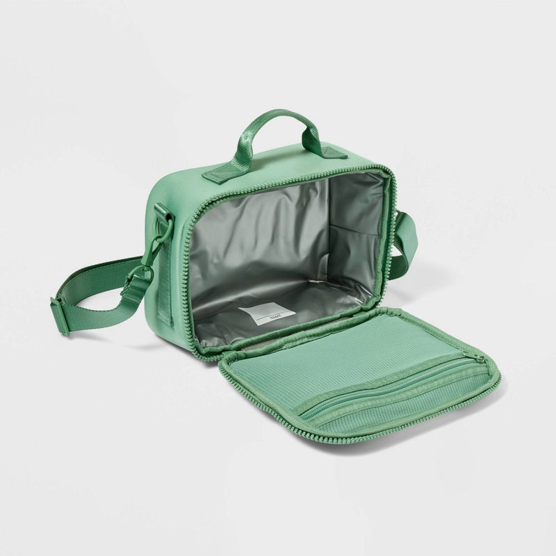 Faux Neoprene Lunch Bag Sage Green - All In Motion?