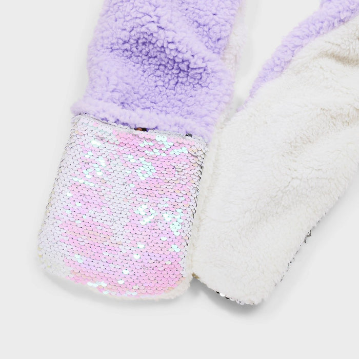 Girls' Unicorn Hooded Scarf - Cat & Jack Purple