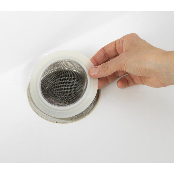 GoodCook Ready Mesh Stainless Steel Sink Strainer: Kitchen Drain Catcher, Dishwasher-Safe, Silver, 4.5"