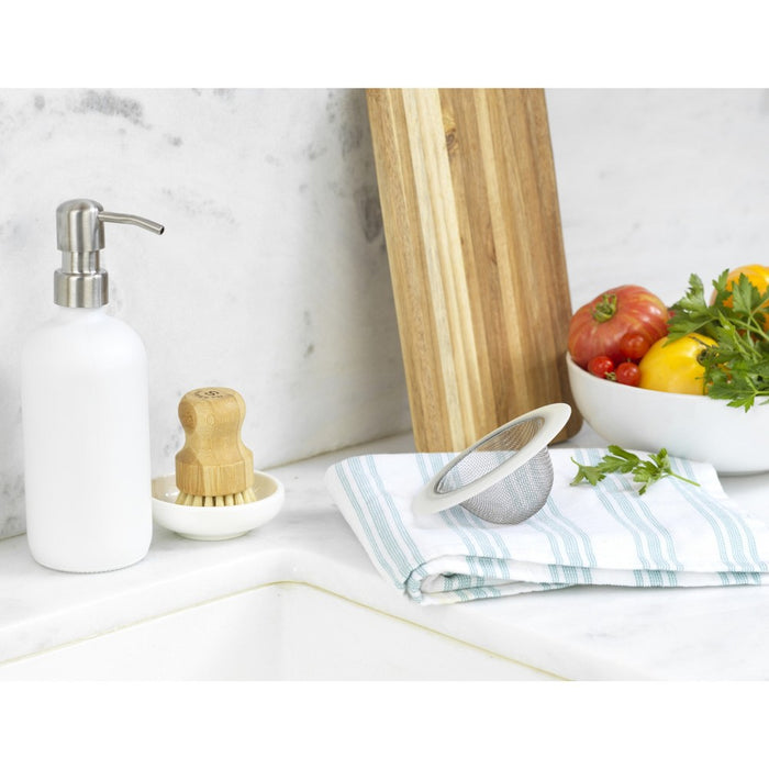 GoodCook Ready Mesh Stainless Steel Sink Strainer: Kitchen Drain Catcher, Dishwasher-Safe, Silver, 4.5"