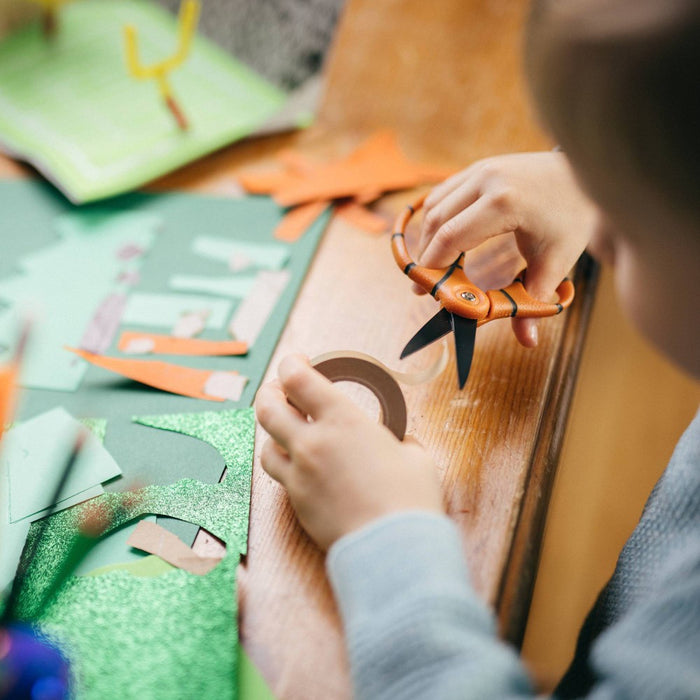 Fiskars 5" Non-Stick Sports Point Kids' Scissors Basketball