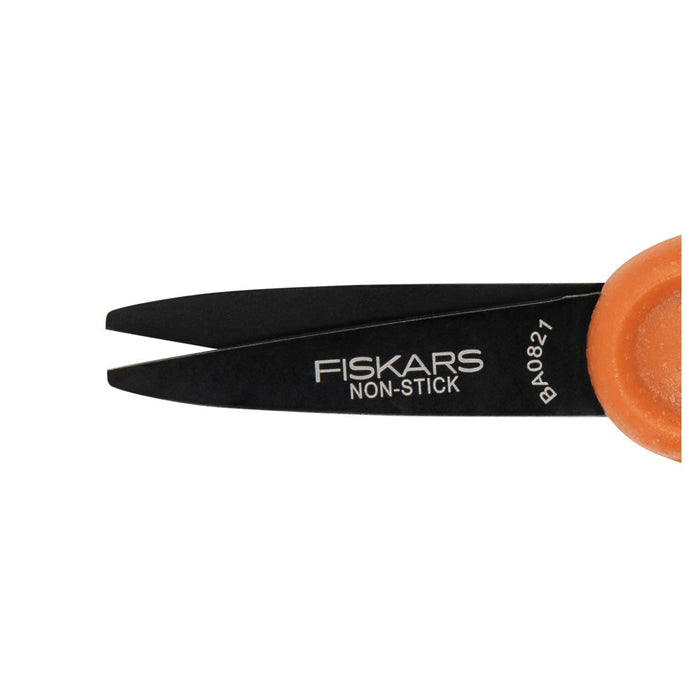 Fiskars 5" Non-Stick Sports Point Kids' Scissors Basketball