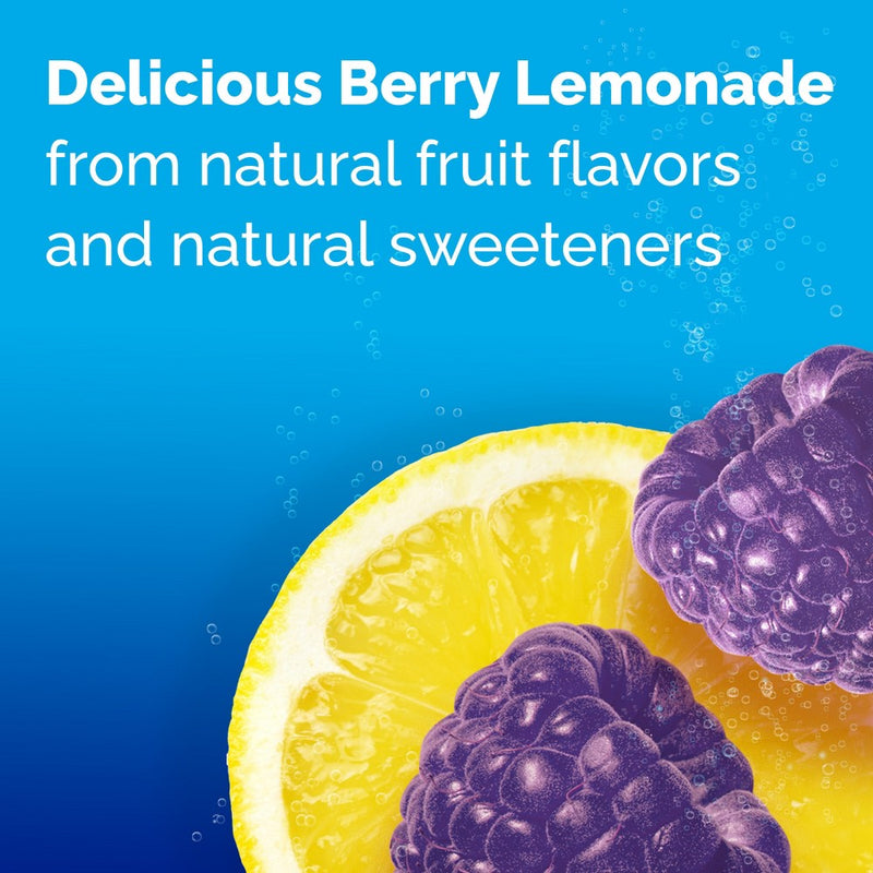 Emergen-C Immune + Crystals On-the-Go Immune Support Supplement Stick Packs - Berry Lemonade - 28ct