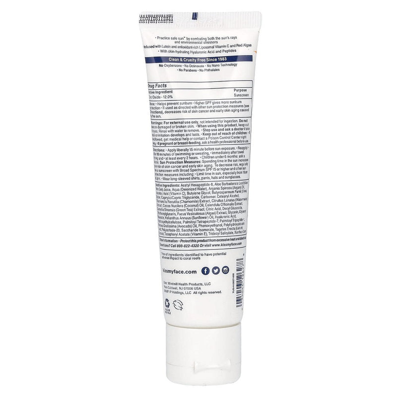 Kiss My Face Face Factor SPF 50 Mineral Sunscreen - 2 oz