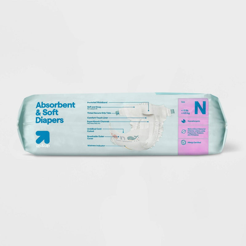 Disposable Diapers - Newborn Size - 34ct - up&up