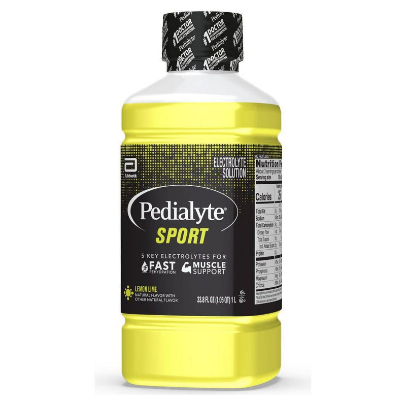 Pedialyte Sport Electrolyte Solution Hydration Drink - Lemon Lime - 33.8 fl oz