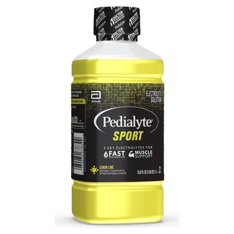 Pedialyte Sport Electrolyte Solution Hydration Drink - Lemon Lime - 33.8 fl oz