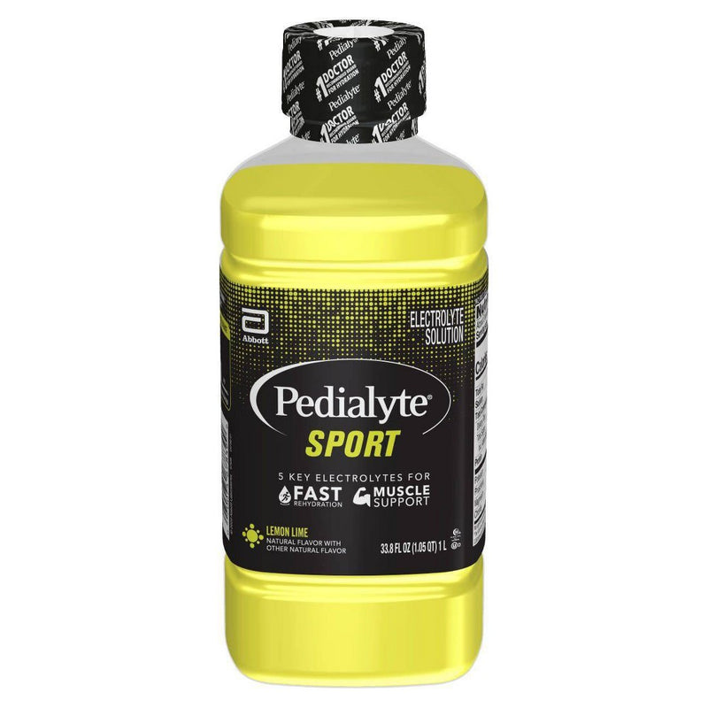 Pedialyte Sport Electrolyte Solution Hydration Drink - Lemon Lime - 33.8 fl oz