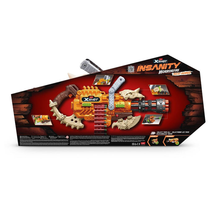 X-Shot Horror Fire Dread Hammer Blaster by Zuru - 35 Darts (LOCAL PICKUP ONLY)