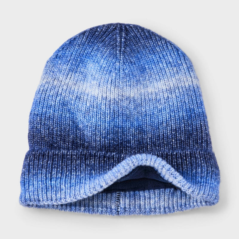 Boys' Ombre Rib Beanie Hat - Cat & Jack Blue
