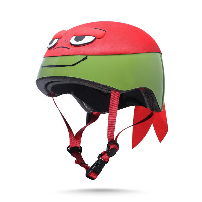 Teenage Mutant Ninja Raphael Helmet for Kids Adjustable Fit Ages 3+