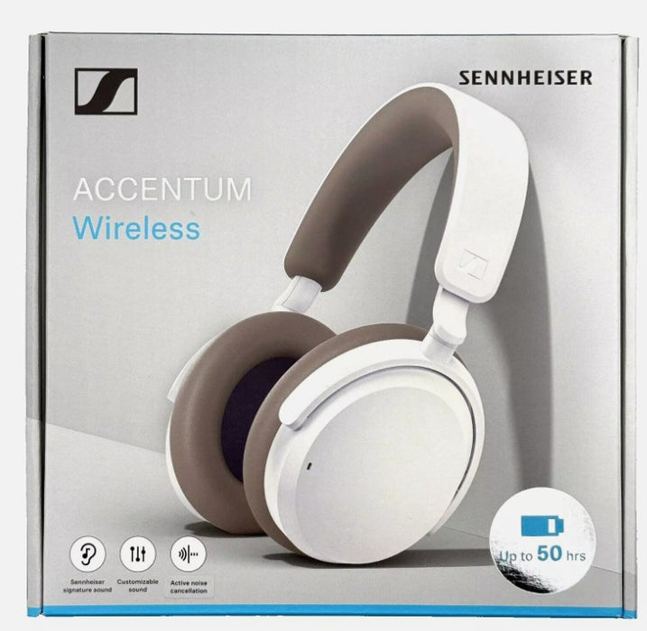 Sennheiser Accentum Wireless Bluetooth Headphones (White)