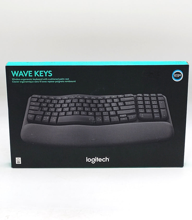 Logitech Wave Keys Bluetooth Keyboard - Black