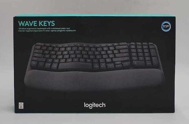 Logitech Wave Keys Bluetooth Keyboard - Black