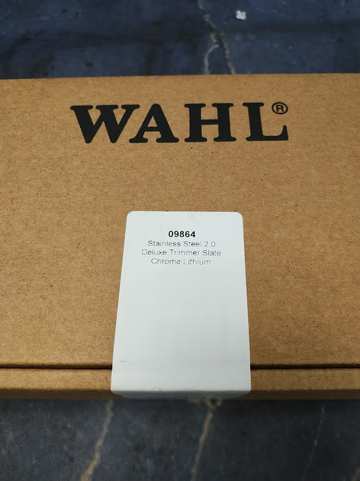 Wahl Stainless Steel Lithium Ion 2.0+ Slate Beard Trimmer For Men 9864