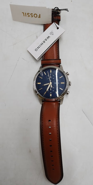 Fossil FS5279 Men's Townsman Chronograph Brown Leather Watch 44mm CASES MAY VARY