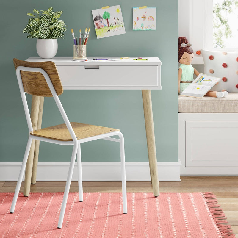 Modern Kids' Desk White - Pillowfort (LOCAL PICKUP ONLY)