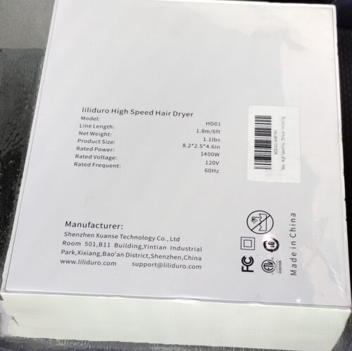 Liliduro High Speed Hair Dryer | Mini Lightweight & Portable HD01