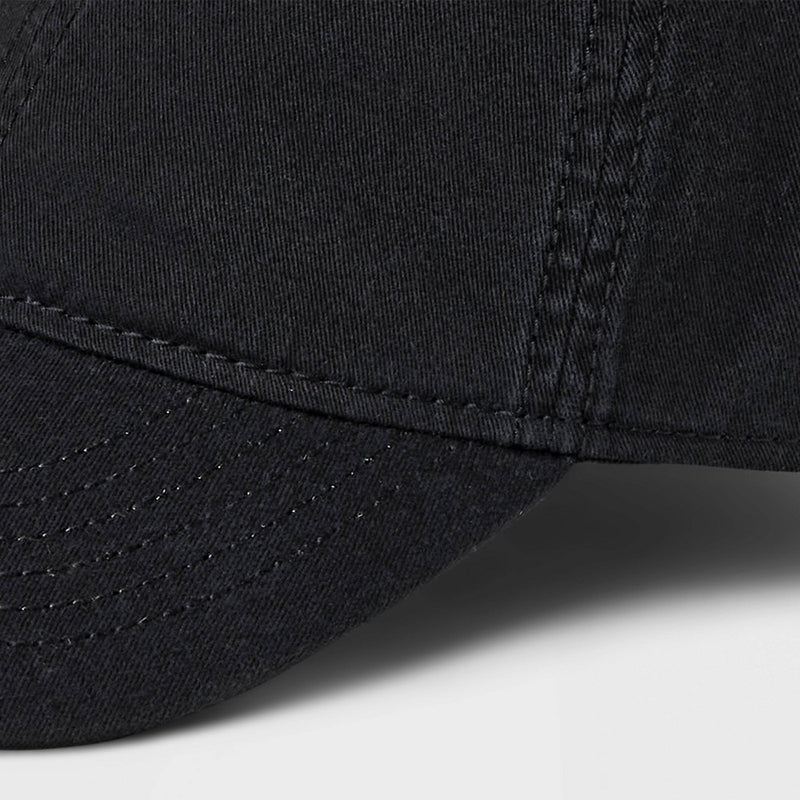 Men's Cotton Washed Baseball Hat - Goodfellow & Co Black