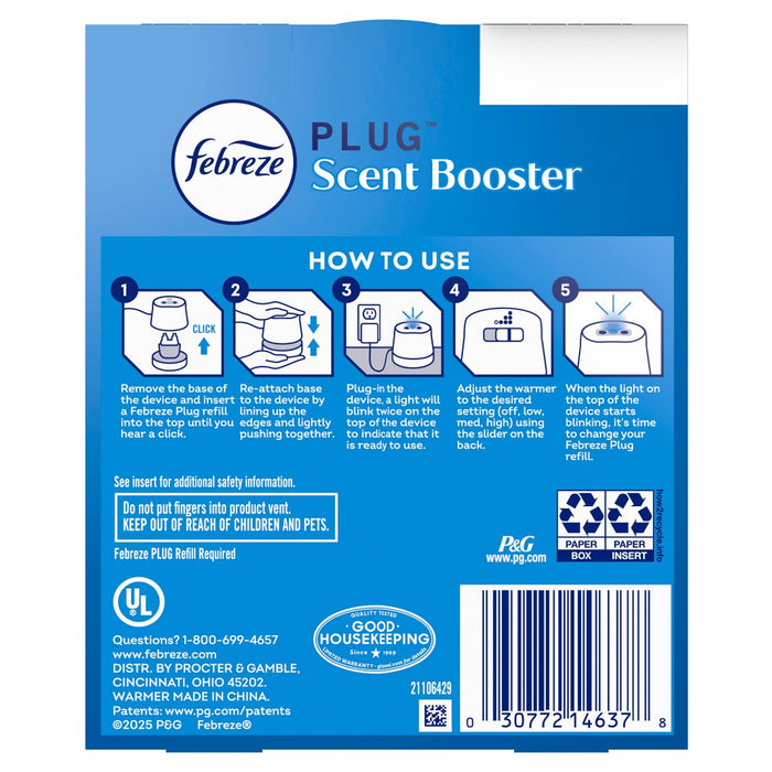 Febreze Scent Booster Air Freshener Plug