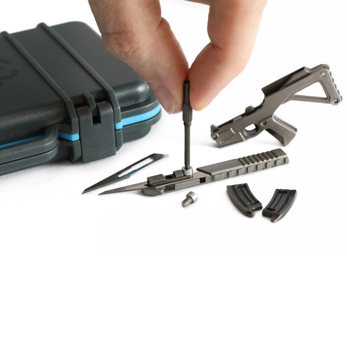 3Coil Puna, Small Keychain Multitool with Scalpel Knife, Screwdriver, Bottle Opener