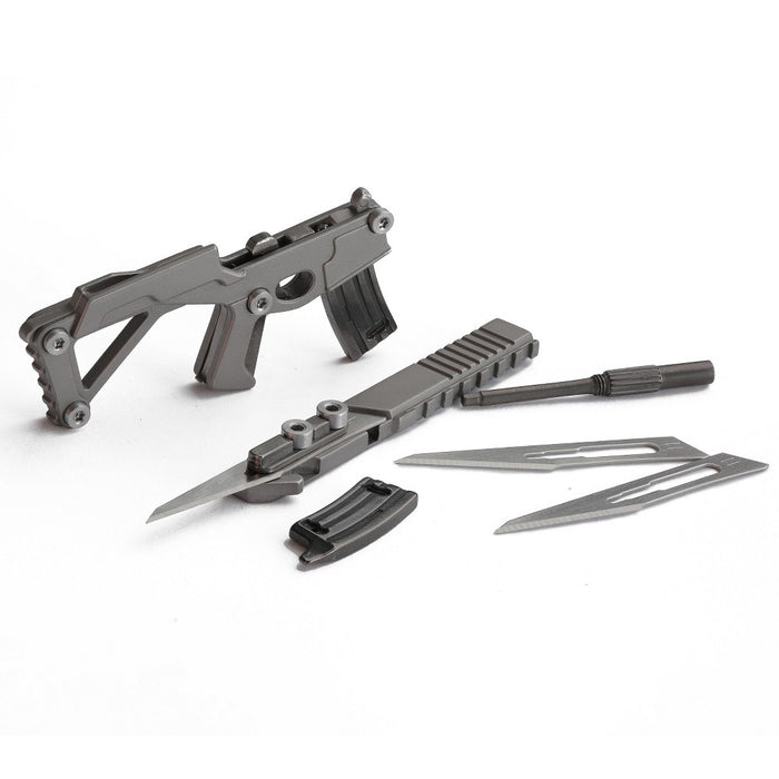 3Coil Puna, Small Keychain Multitool with Scalpel Knife, Screwdriver, Bottle Opener