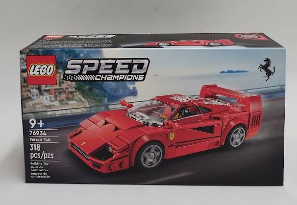 LEGO Speed Champions Ferrari F40 Supercar Building Set 76934 SEE DETAILS