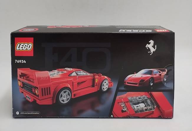 LEGO Speed Champions Ferrari F40 Supercar Building Set 76934 SEE DETAILS